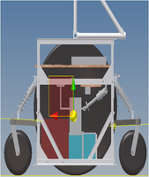 Lookit it! It's our robot! The robot, in profile.
